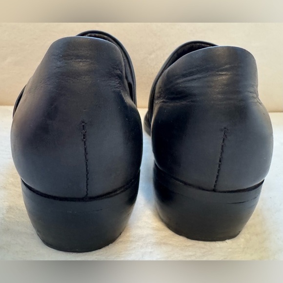 Born Women's Marka Black Leather Slip On Clogs Size 8.5 - Picture 6 of 9